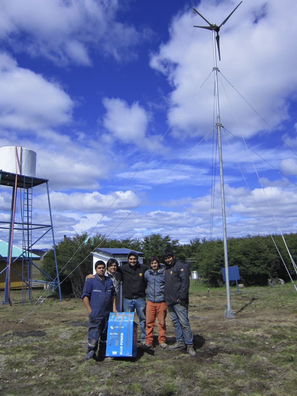 Equipo en terreno
