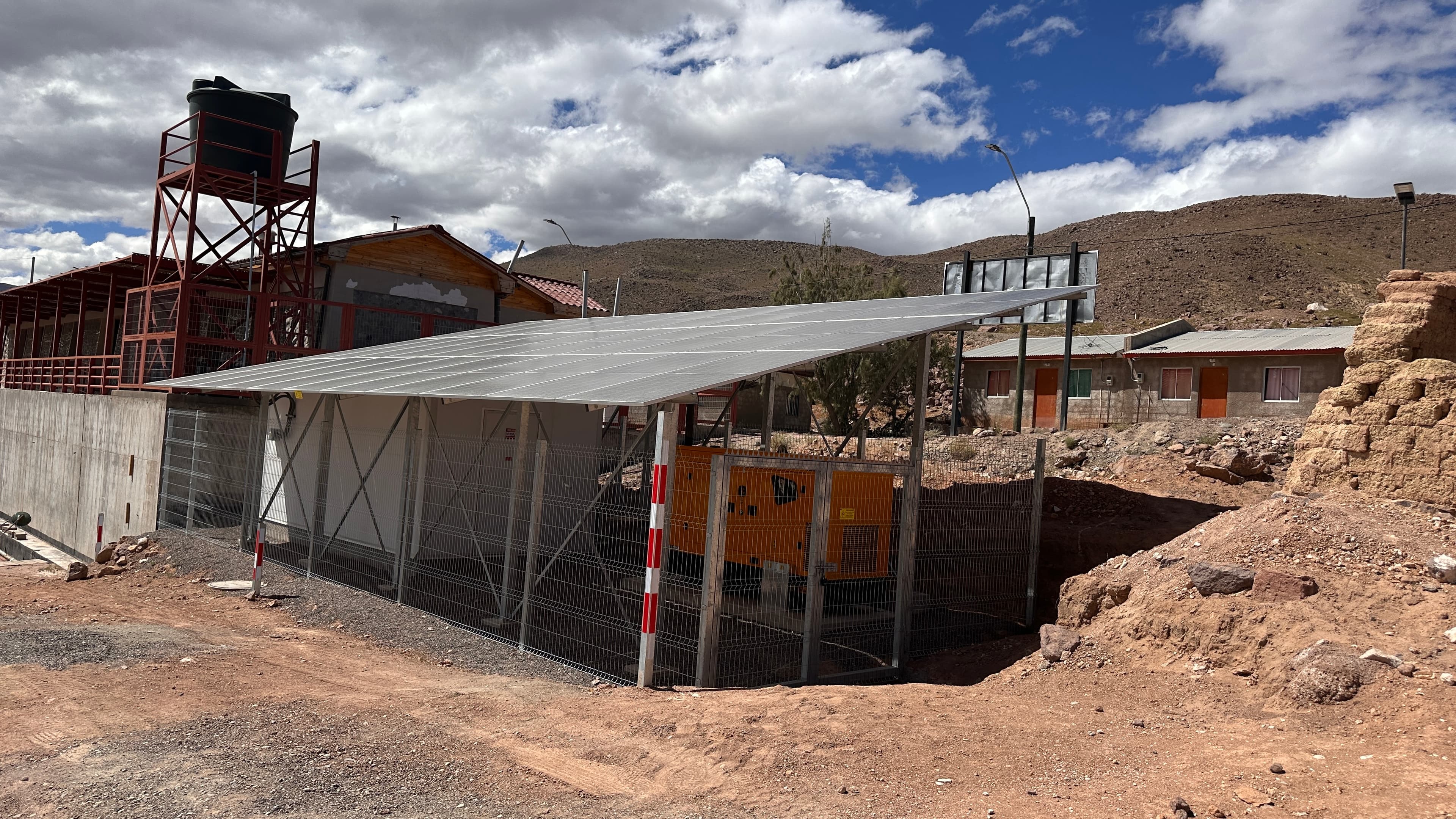 Sistema híbrido para zona rural sin red eléctrica